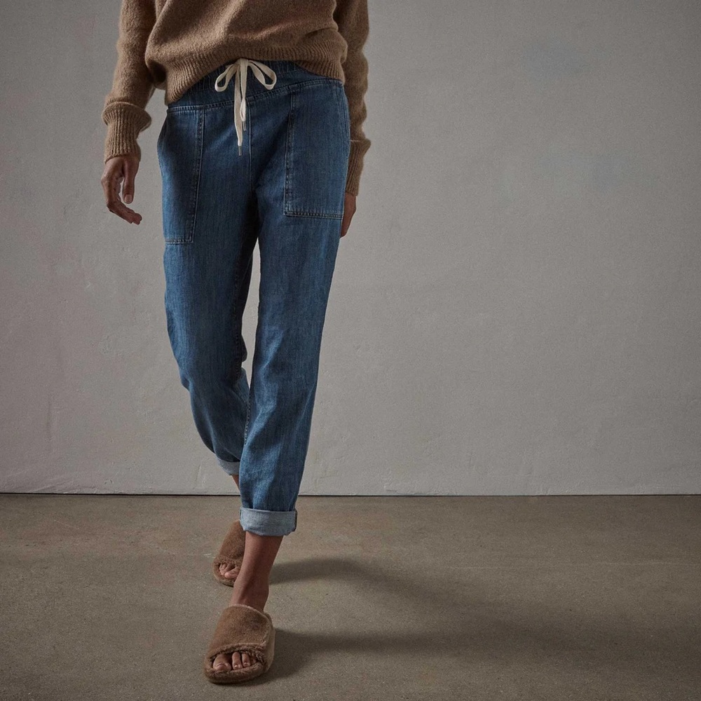 James Perse Blue Boyfriend Jeans
